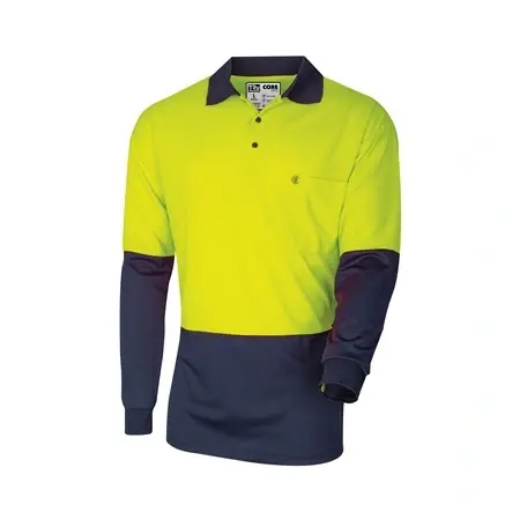 Picture of Tru Workwear, L/S Two Tone Polo